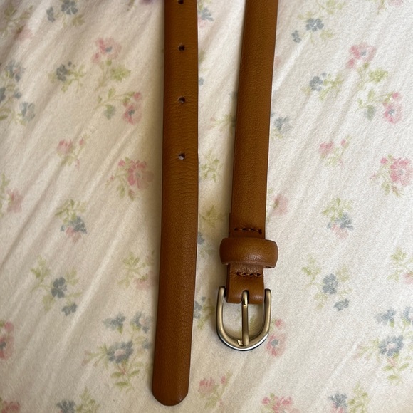 Vintage Wilfred Genuine Leather Brown Belt XSMALL - Picture 2 of 5